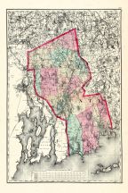 Bristol County, Massachusetts State Atlas 1871